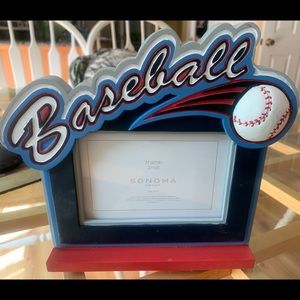 Baseball picture frame